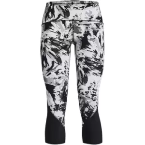 Image of Under Armour Fly Fast Print Tights Womens - Black