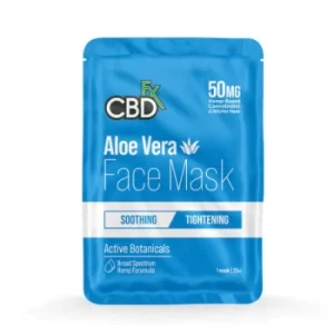 Image of CBDfx CBD Face Mask Aloe Vera 50mg 22ml