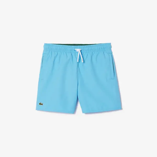 Image of Embroidered Logo Swim Shorts, 6-16 Years
