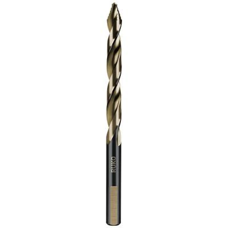 Image of RUKO RUKO 259102E HSSE-Co 5 Metal twist drill bit 10.20 mm Total length 133mm DIN 338 Triangular shank 259102E