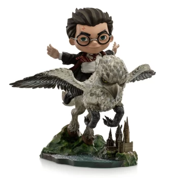 image of Iron Studios Harry Potter Mini Co. Illusion PVC Figure Harry Potter & Buckbeak 16 cm