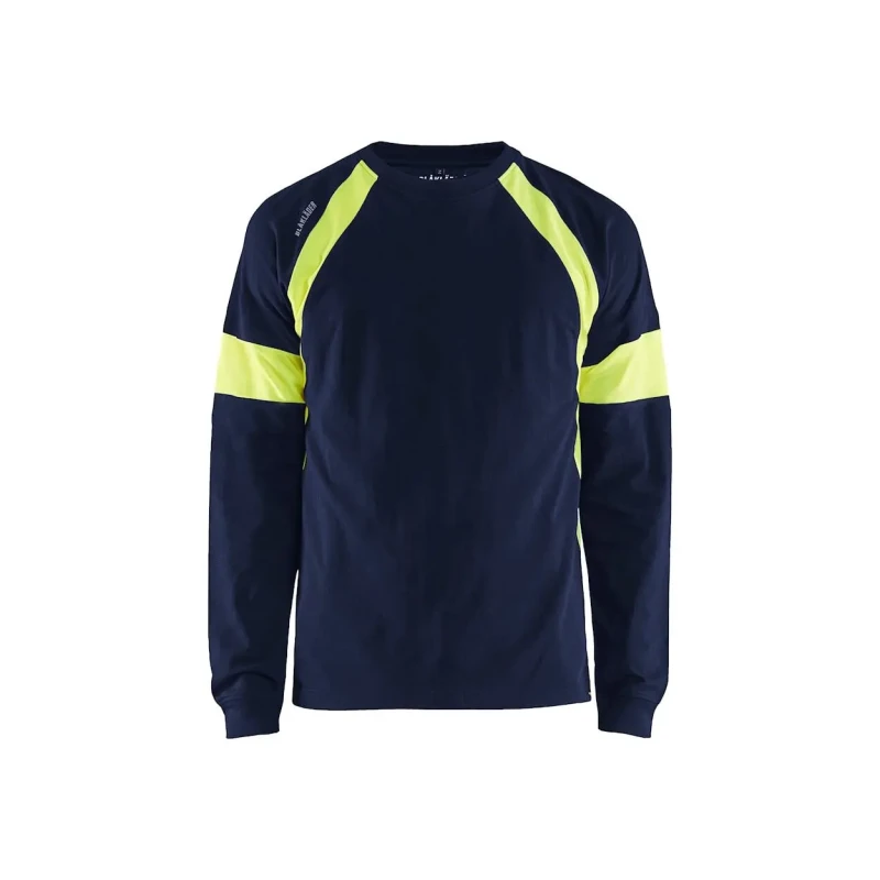 Image of Blaklader Long sleeve T-Shirt Blaklader Bleu Male S