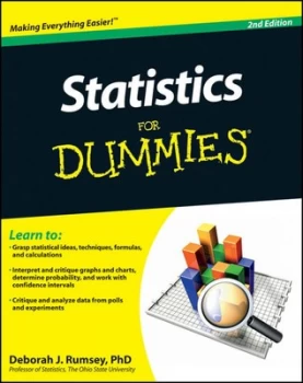 Image of Statistics for Dummies by Deborah J. Rumsey Paperback