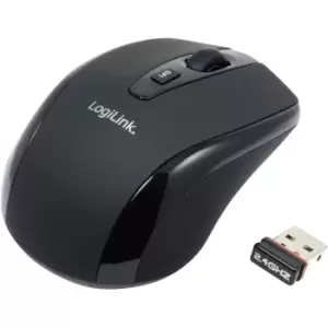 image of LogiLink ID0031 Mouse Optical Wireless 2.4 GHz Mini - Black