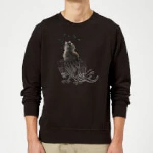 image of Fantastic Beasts Tribal Augurey Sweatshirt - Black