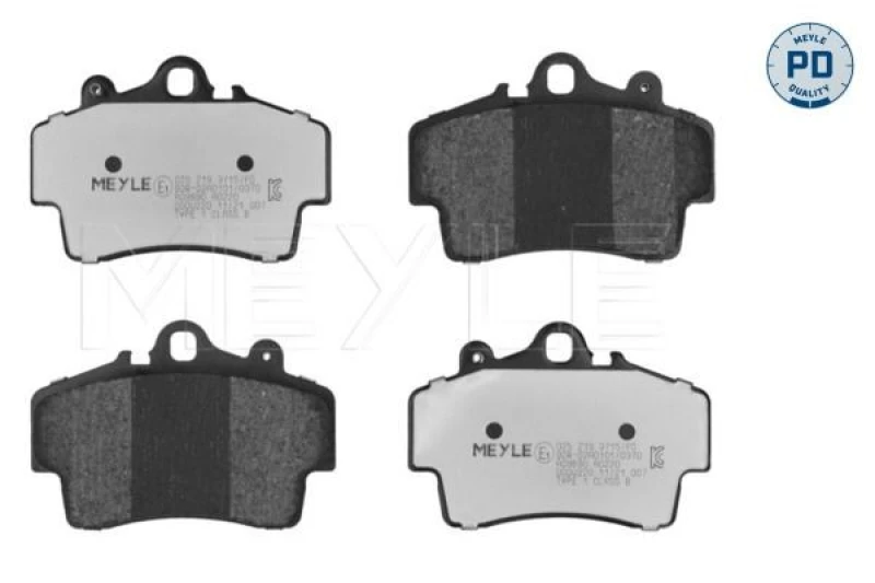 Image of Brake pad set MEYLE 025 219 3715/PD