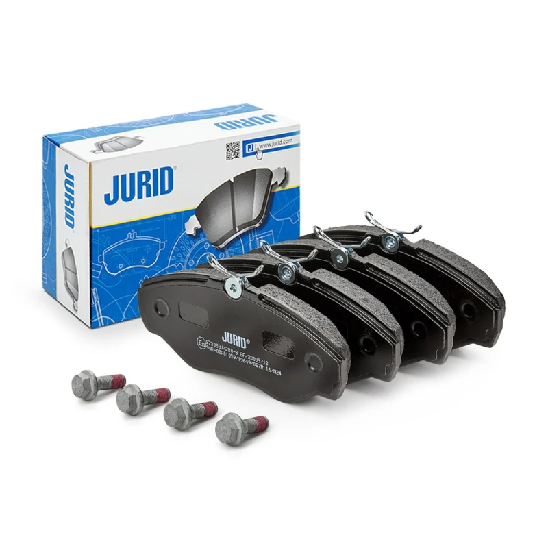 Image of JURID 573058J Brake pad set not prepared for wear warning indicator, with accessories Brake Pad Set,disc brake (402)