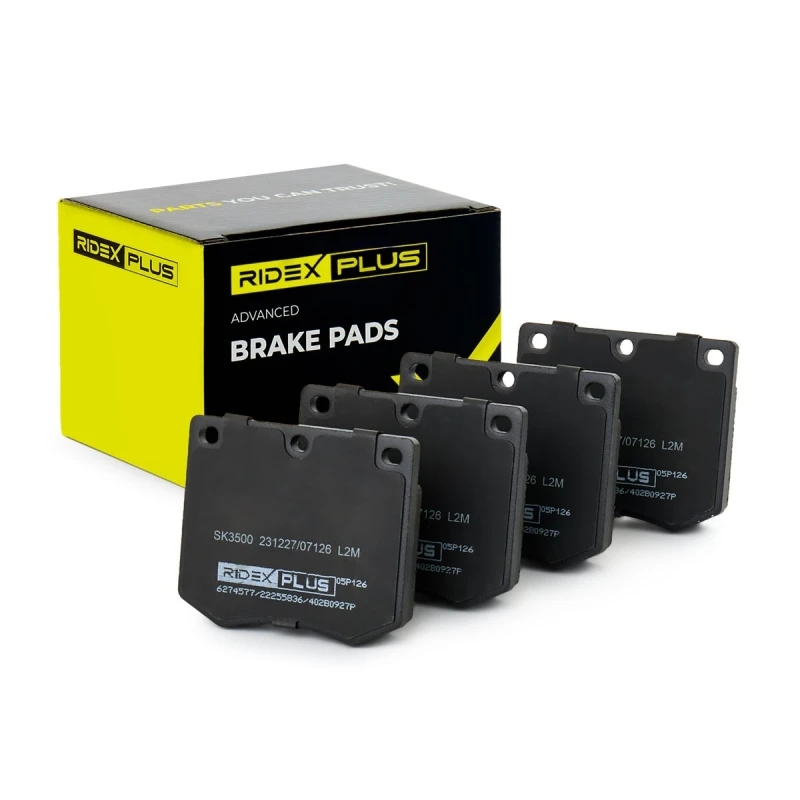 Image of RIDEX PLUS Brake pad set RIDEX PLUS 402B0927P
