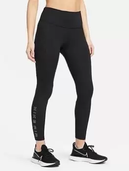 Image of Nike Air Mid Rise 7/8 Legging, Black, Size 2XL, Women