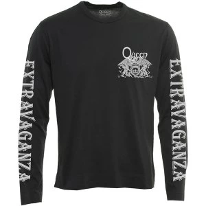 Image of Queen - Extravaganza Unisex Large T-Shirt - Black