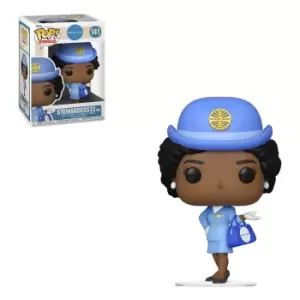 image of Pan Am Stewardess with Blue Bag Funko Pop! Vinyl