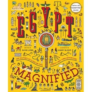 Image of Egypt Magnified With a 3x Magnifying Glass Hardback 2018