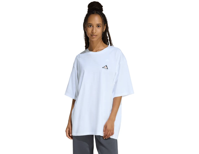 Image of Adidas Sodt Side Oversized T-Shirt Women White L