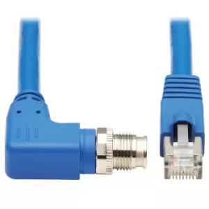 Image of Tripp Lite NM12-6A4-05M-BL M12 X-Code Cat6a 10G F/UTP CMR-LP...