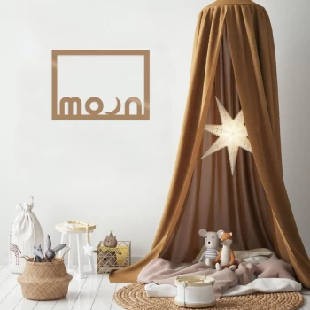Image of Moon - Copper Copper Decorative Metal Wall Accessory