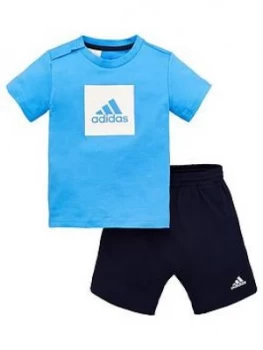 Image of Adidas Infants Logo Sum Tracksuit - Blue