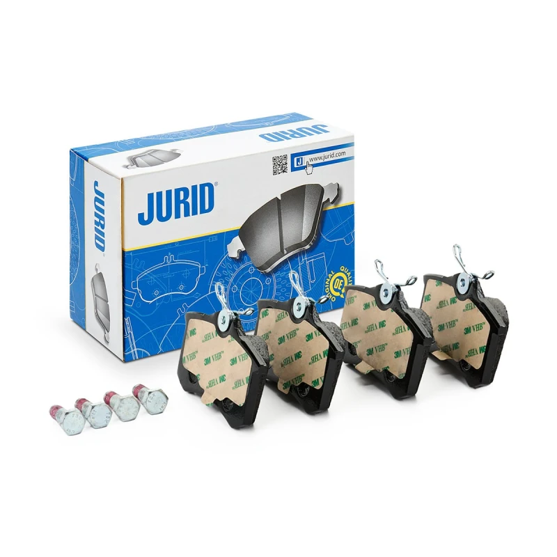 Image of JURID 573032J Brake pad set not prepared for wear warning indicator, with accessories Brake Pad Set,disc brake (402)