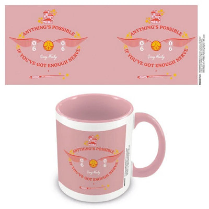 Image of Harry Potter Anything Is Possible Mug Off White unisex