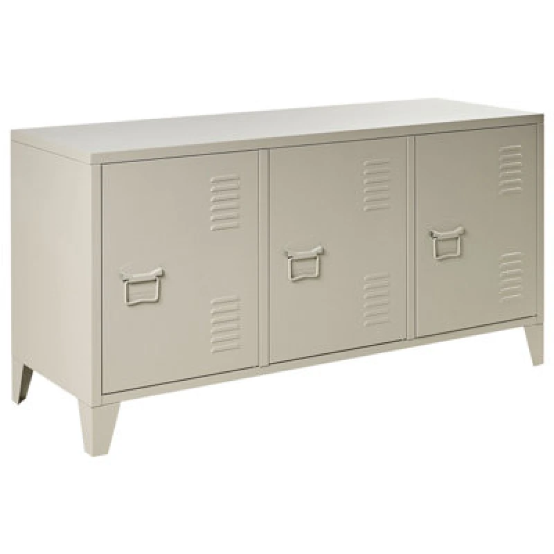 Image of Beliani Storage Unit Cardiff Metal Beige