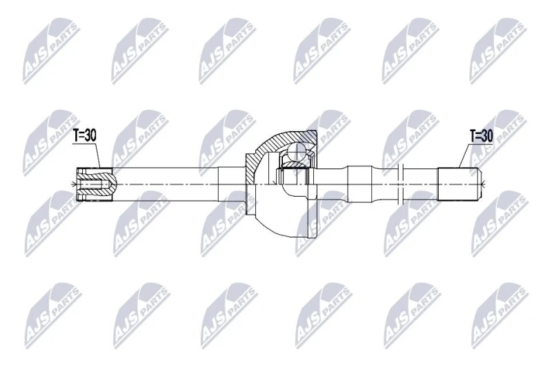 Image of NTY Drive shaft NTY NPW-TY-222