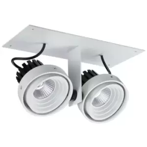 image of Netlighting Modern Technical LED Recessed Ceiling White, Black, Cool White 4000K