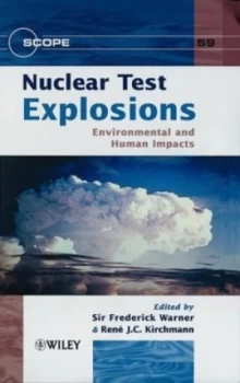 Image of Nuclear Test Explosions by Sir Frederick Warner Hardback