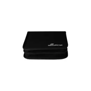 image of MediaRange BOX50 optical disc case Wallet case 24 discs Black