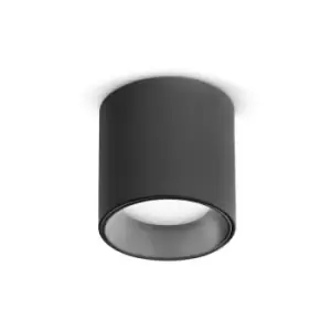 Image of Ideal Lux dot LED Surface Mounted Downlight Black, 3000K, Non-Dim