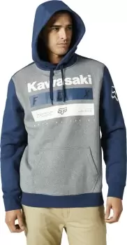 Image of FOX Kawi Stripes Hoodie, blue, Size XL, blue, Size XL
