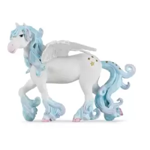 Papo The Enchanted World Pegasus Toy Figure, 3 Years Or Above, White/Blue (39162)