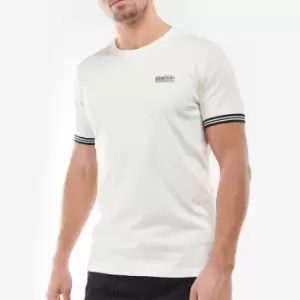 Image of Barbour International Mens Torque Tipped T-Shirt - Whisper White - M