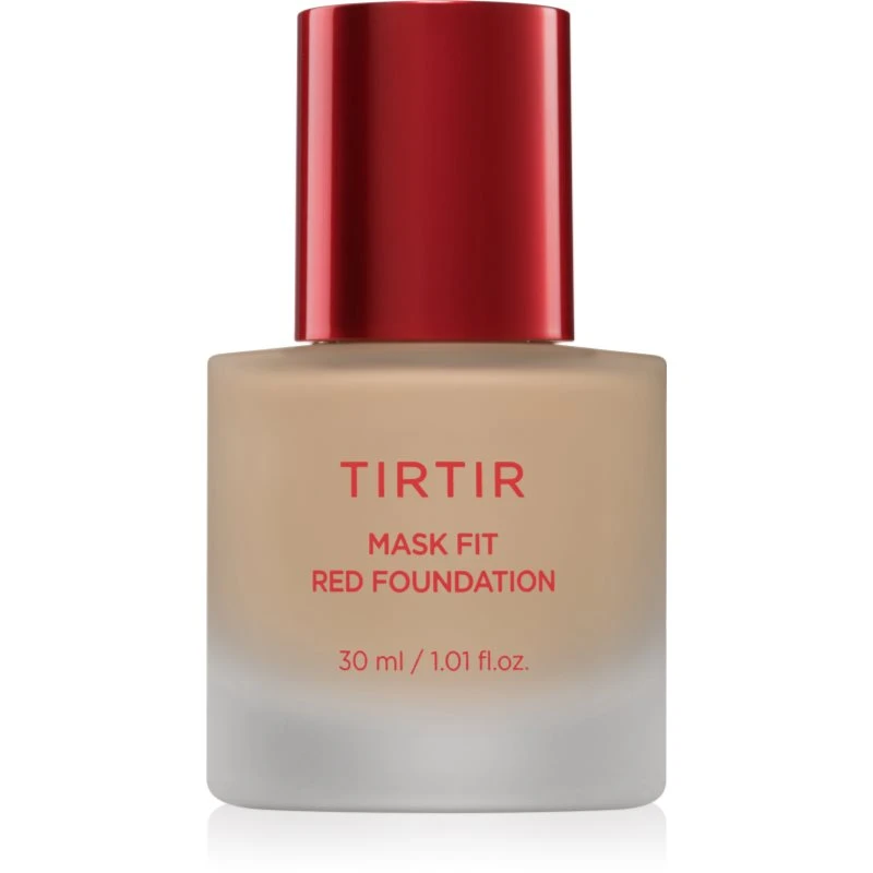 Image of TIRTIR Mask Fit Red Foundation illuminating liquid foundation with moisturising effect shade 24W Soft Beige 30ml
