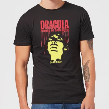 Image of Hammer Horror Dracula Prince Of Darkness Mens T-Shirt - Black - 3XL - Black