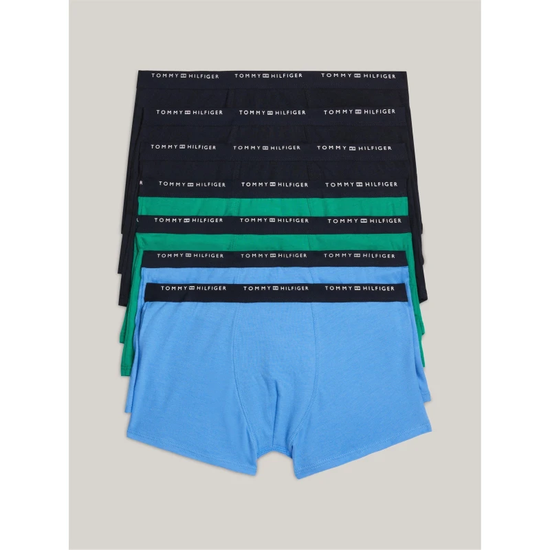 Image of Tommy Hilfiger Tommy 7 Pck Trunks Jn42 Trunks 8-10Y Blue 42920918175