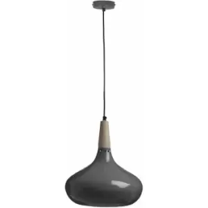 Image of Ceiling Lights Grey Finish Round Shape 3 Pendant Light Antique Ceiling Lighting Contemporary Pendant Hanging Lighting For Ceiling w32 x d32 x h100cm