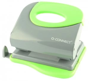 image of Qconnect Softgrip Metal Hole Punch