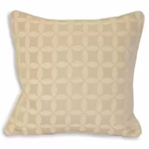 image of Paoletti Palma Large Polyester Filled Cushion Natural