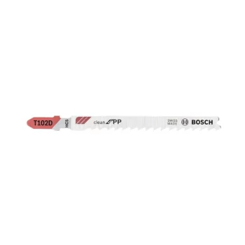 Image of Bosch T102 D Clean for Pp (Plastics) Jigsaw Blades - 2 608 667 444 Pk-5