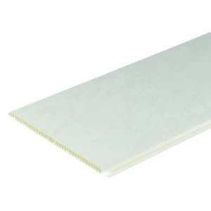 Image of Wickes PVCu Marble Effect Interior Cladding 250x2500mm Single