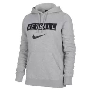 image of Nike Netball Hoodie Ladies - Grey