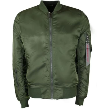Image of Alpha Industries Ma-1 reversible camo bomber jacket - Sage