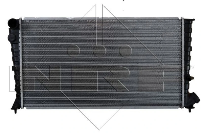 Image of NRF 58101 Engine radiator Brazed cooling fins, Aluminium, with mounting parts Aluminium Radiator,engine cooling (470)