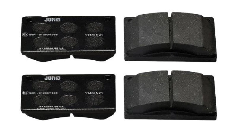 Image of JURID 571234J Brake pad set not prepared for wear warning indicator, without accessories Brake Pad Set,disc brake (402)