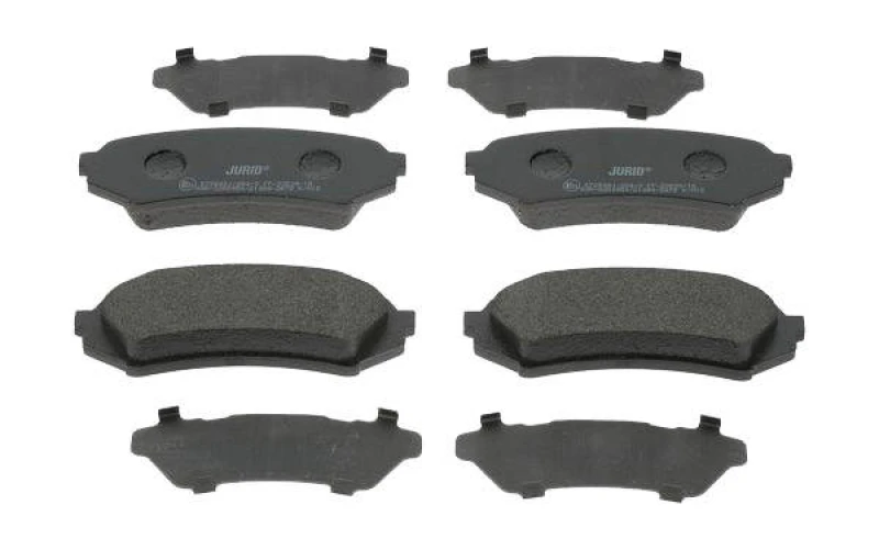 Image of JURID 572548J Brake pad set not prepared for wear warning indicator Brake Pad Set,disc brake (402)