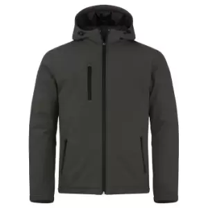 Image of Clique Mens Padded Soft Shell Jacket (XXL) (Dark Grey)