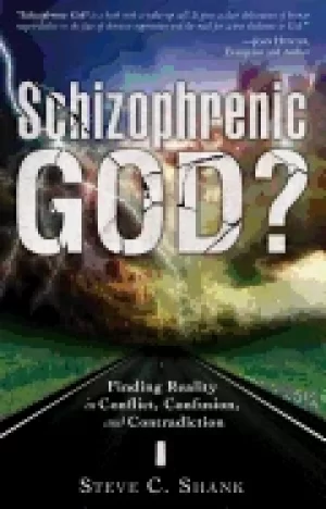 Image of schizophrenic god finding reality in conflict confusion and contradiction