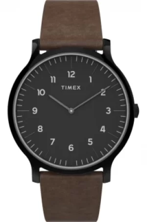 Image of Norway 40Mm Leather Strap Watch