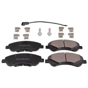 Image of Brake Pad Set ADF124219 by Blue Print front axle