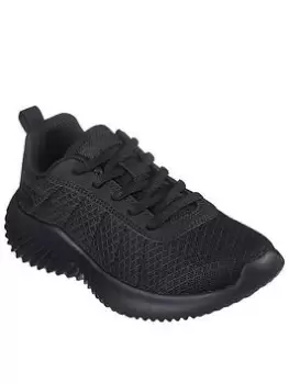 Image of Skechers Bounder Trainer, Black, Size 1 Older