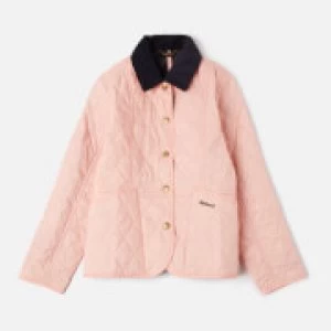 Image of Barbour Girls Summer Liddesdale Jacket - Pale Coral/Navy - L